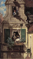 La carta de amor interceptada, c.1855-60